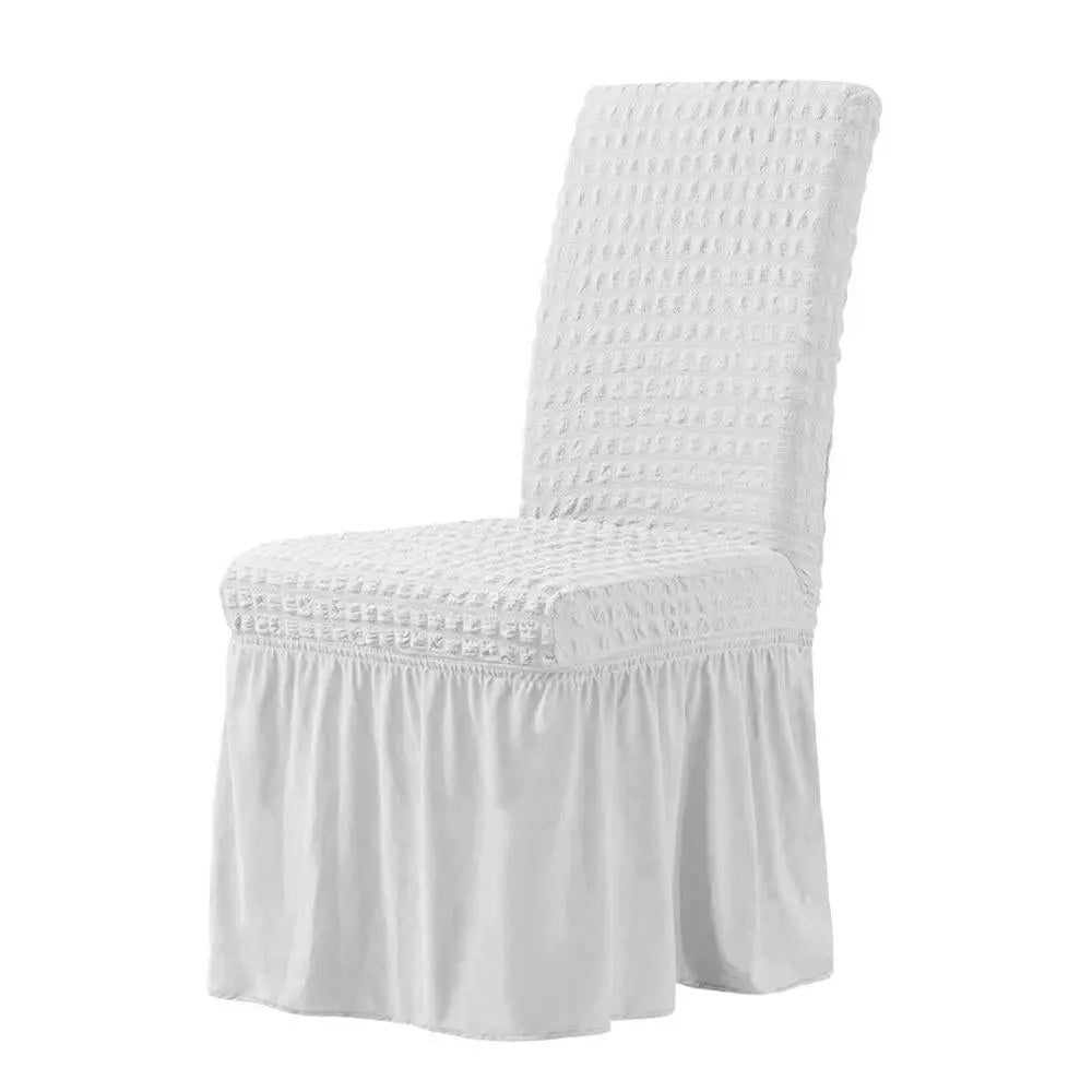 Housse Chaise Extensible TAYLOR White