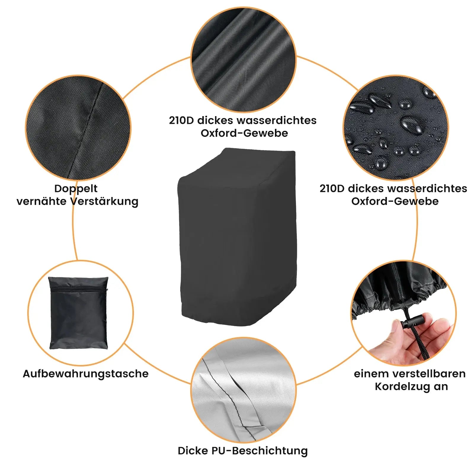 Housse Chaise Imperméable Résistante GARDALUX Housse de France