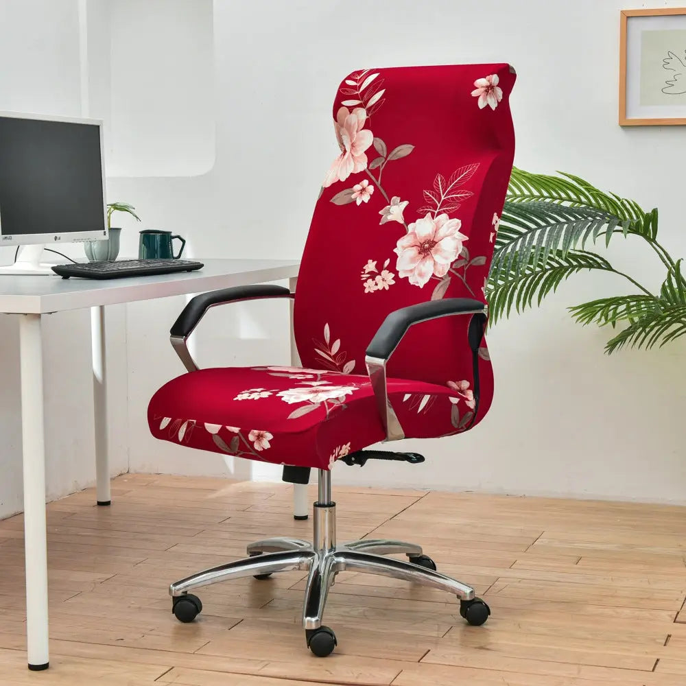 Housse Chaise Rotative ZELFOR Fanghua Red-M