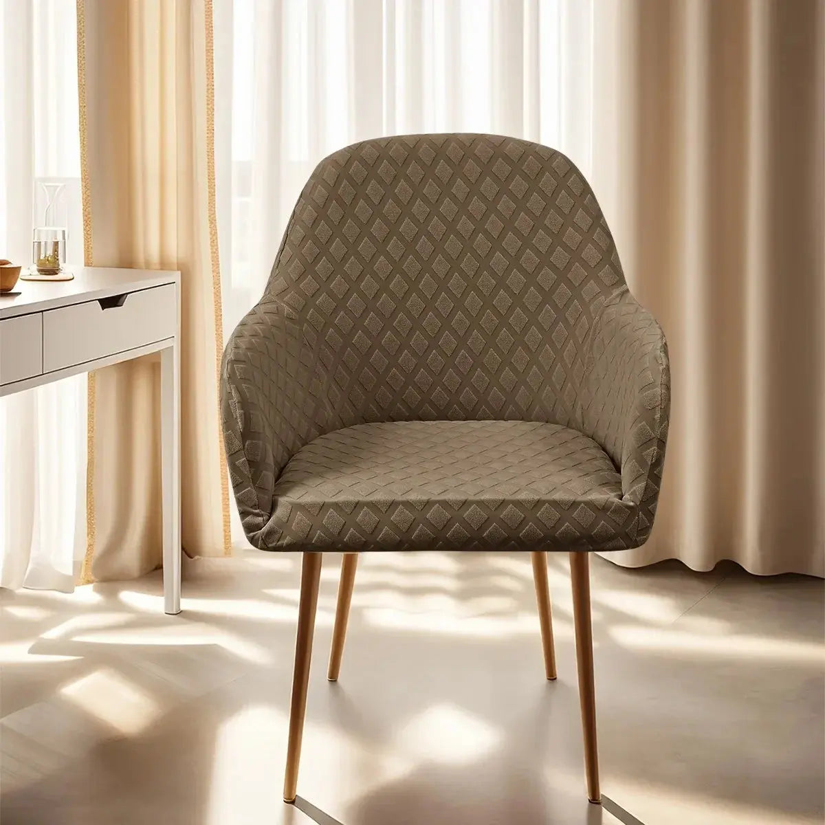 Housse Chaise Velours Extensible VELINA Housse de France