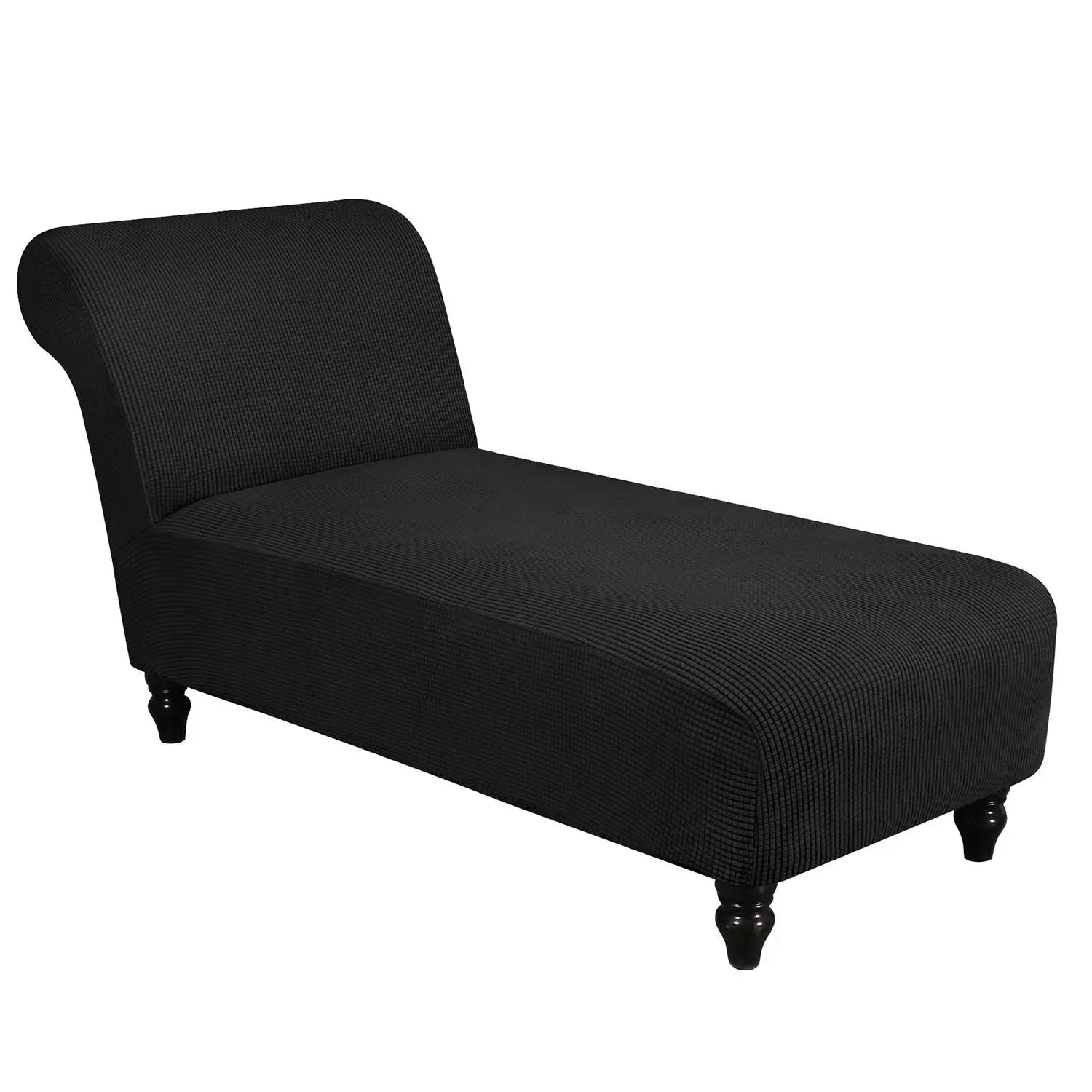 Housse Fauteuil Extensible MORNA Black-No Armrest