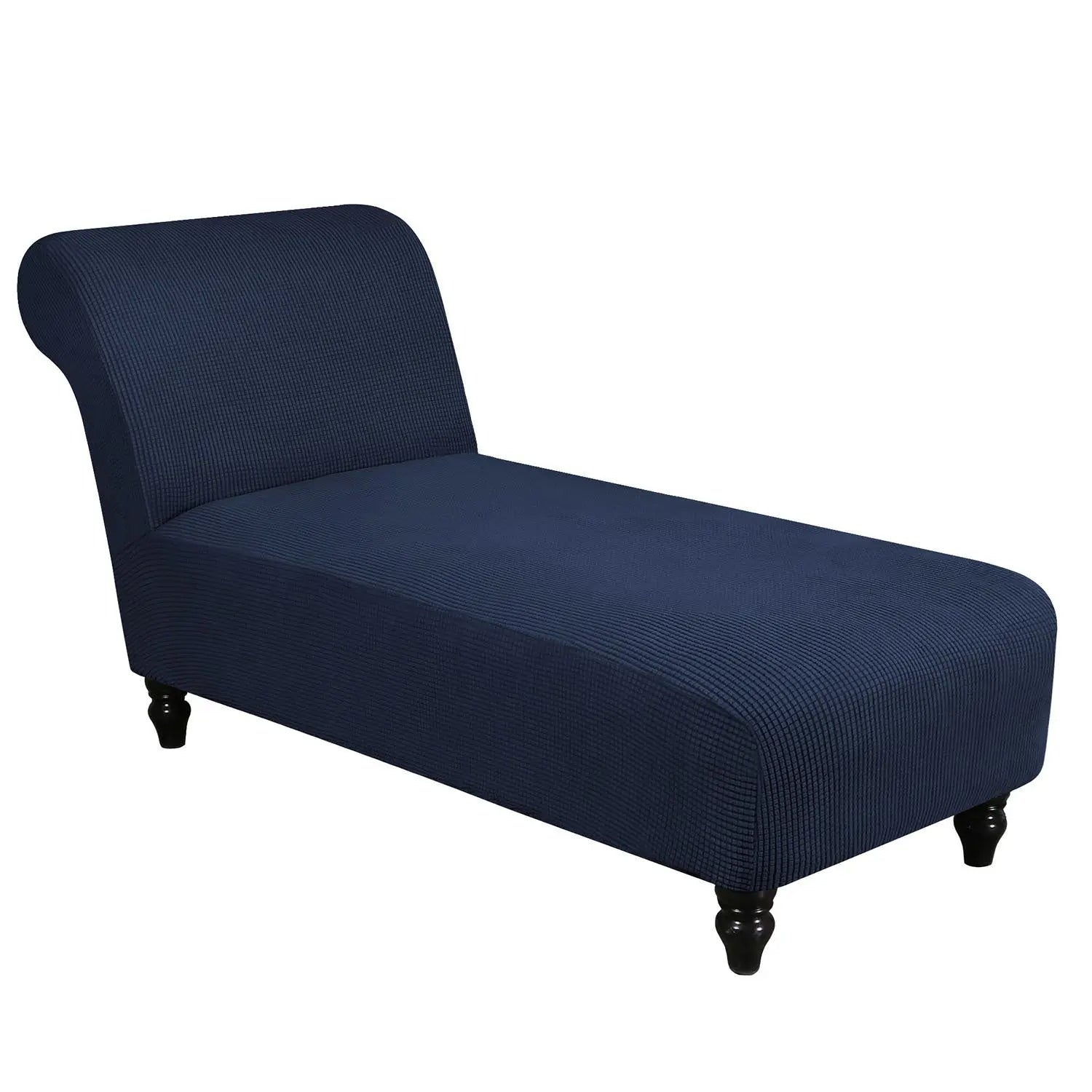 Housse Fauteuil Extensible MORNA Navy Blue-No Armrest