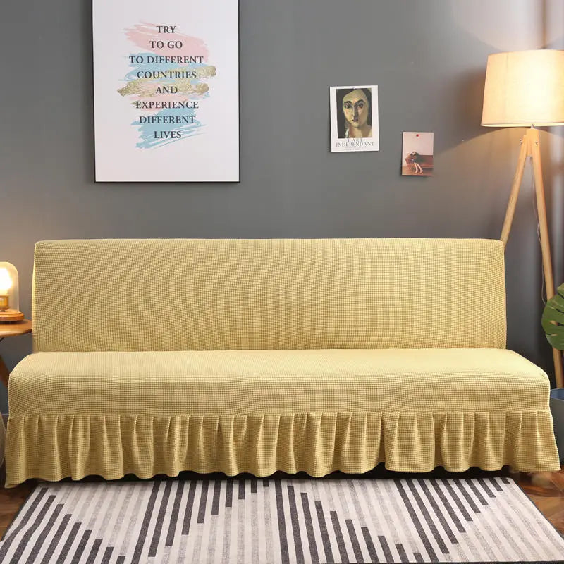 Housse Clic Clac Moderne LYVON Rice Fragrance Yellow-120x140cmx100cm