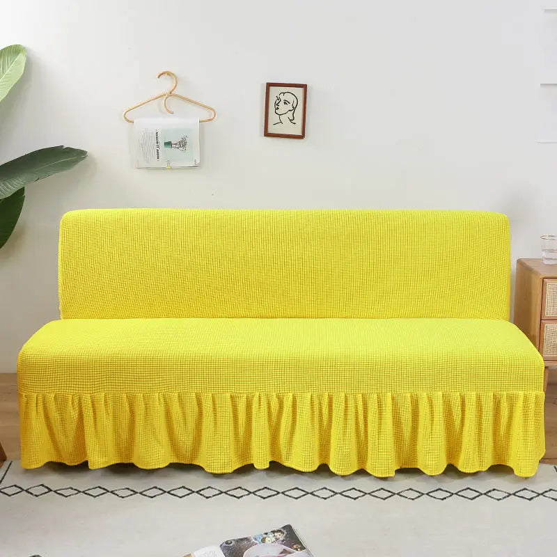 Housse Clic Clac Moderne LYVON Lemon Yellow-120x140cmx100cm
