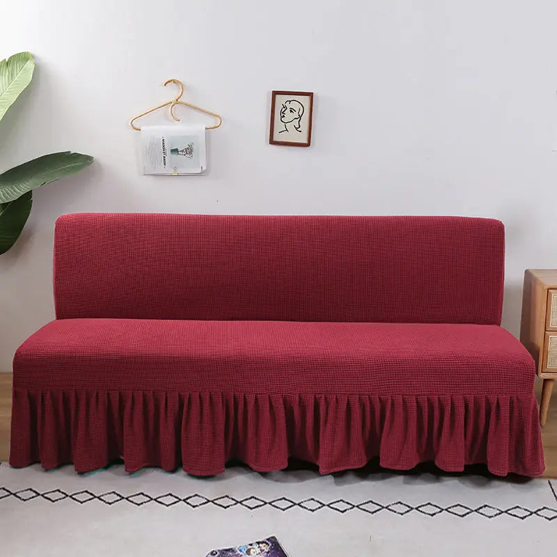 Housse Clic Clac Moderne LYVON Cherry Red-180x200cmx120cm