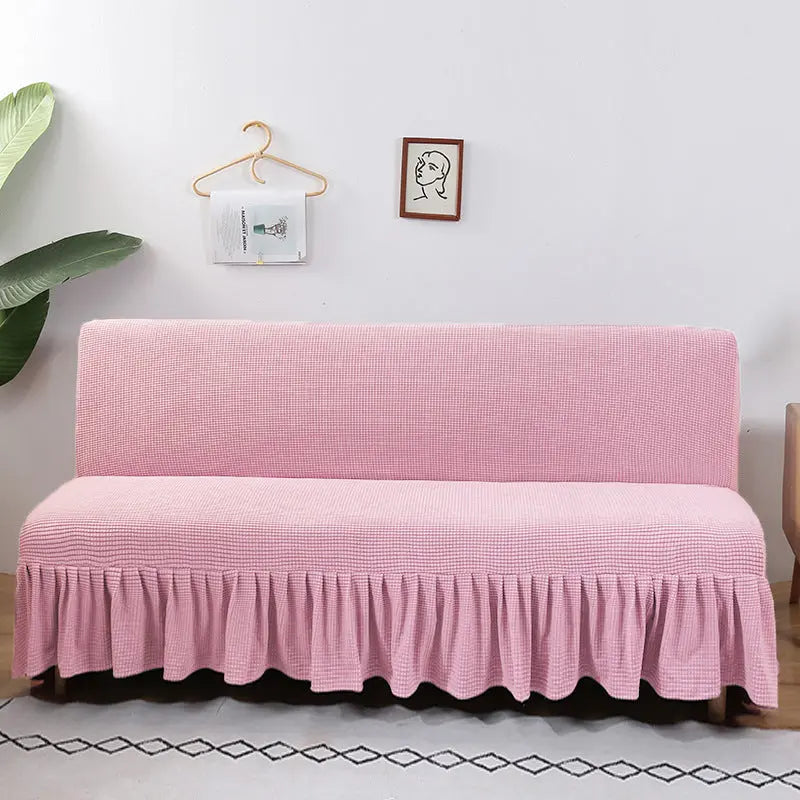 Housse Clic Clac Moderne LYVON Rouge Pink-150x170cmx100cm