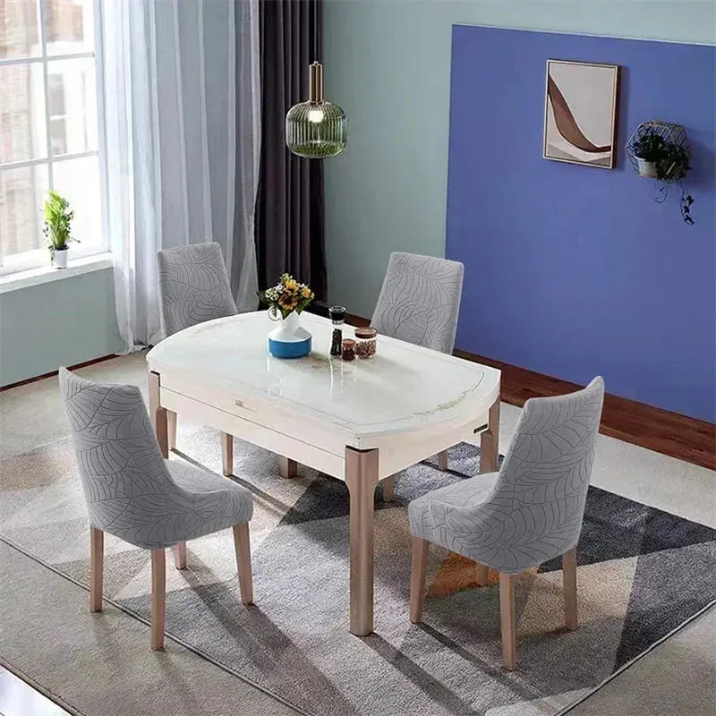 Housse De Chaise Extensible Jacquard FOLIA Housse de France