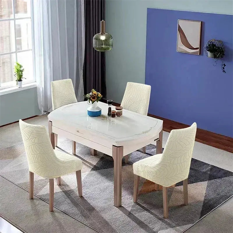 Housse De Chaise Extensible Jacquard FOLIA Housse de France