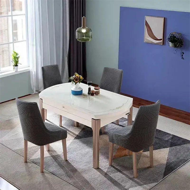 Housse De Chaise Extensible Jacquard FOLIA Housse de France