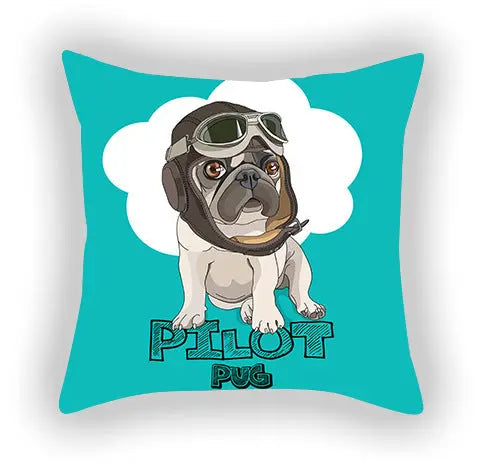 Housse De Coussin Imprimée BALCONY CR5312-45x45cm