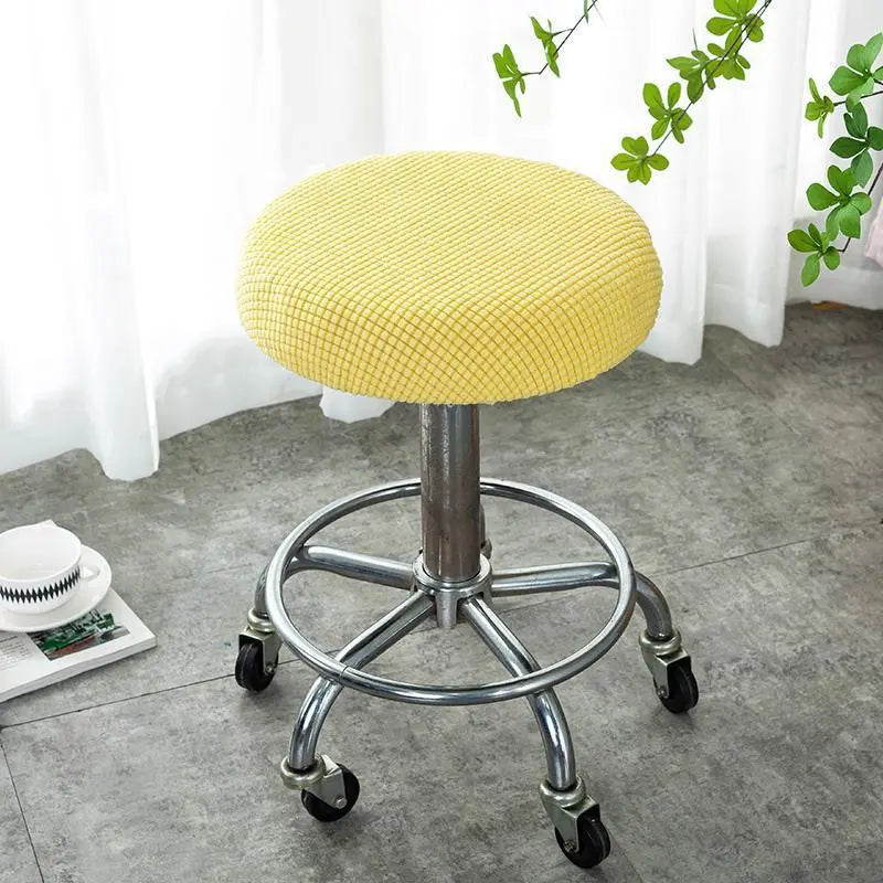 Housse De Tabouret Flanelle Moderne SOFRIA Yellow-Regular