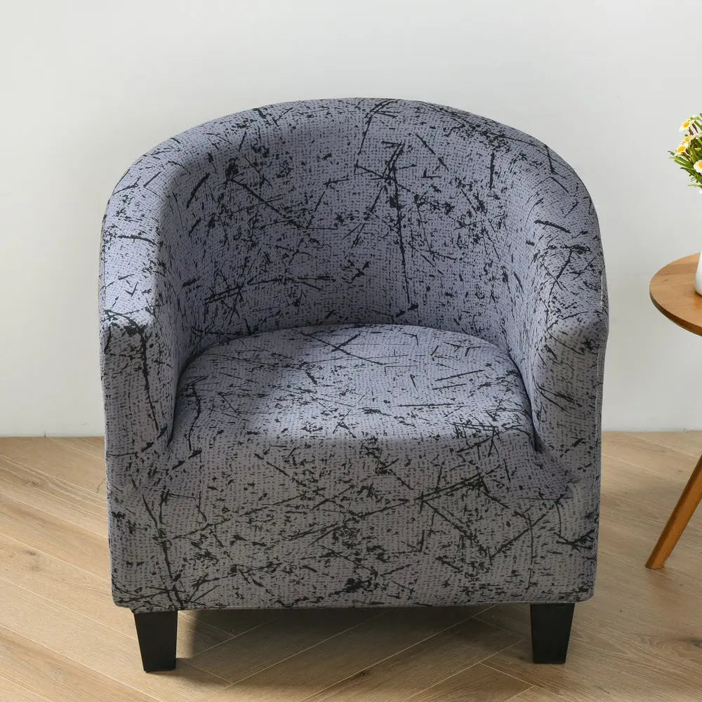 Housse Fauteuil Antidérapant SPADIN Hemp ash