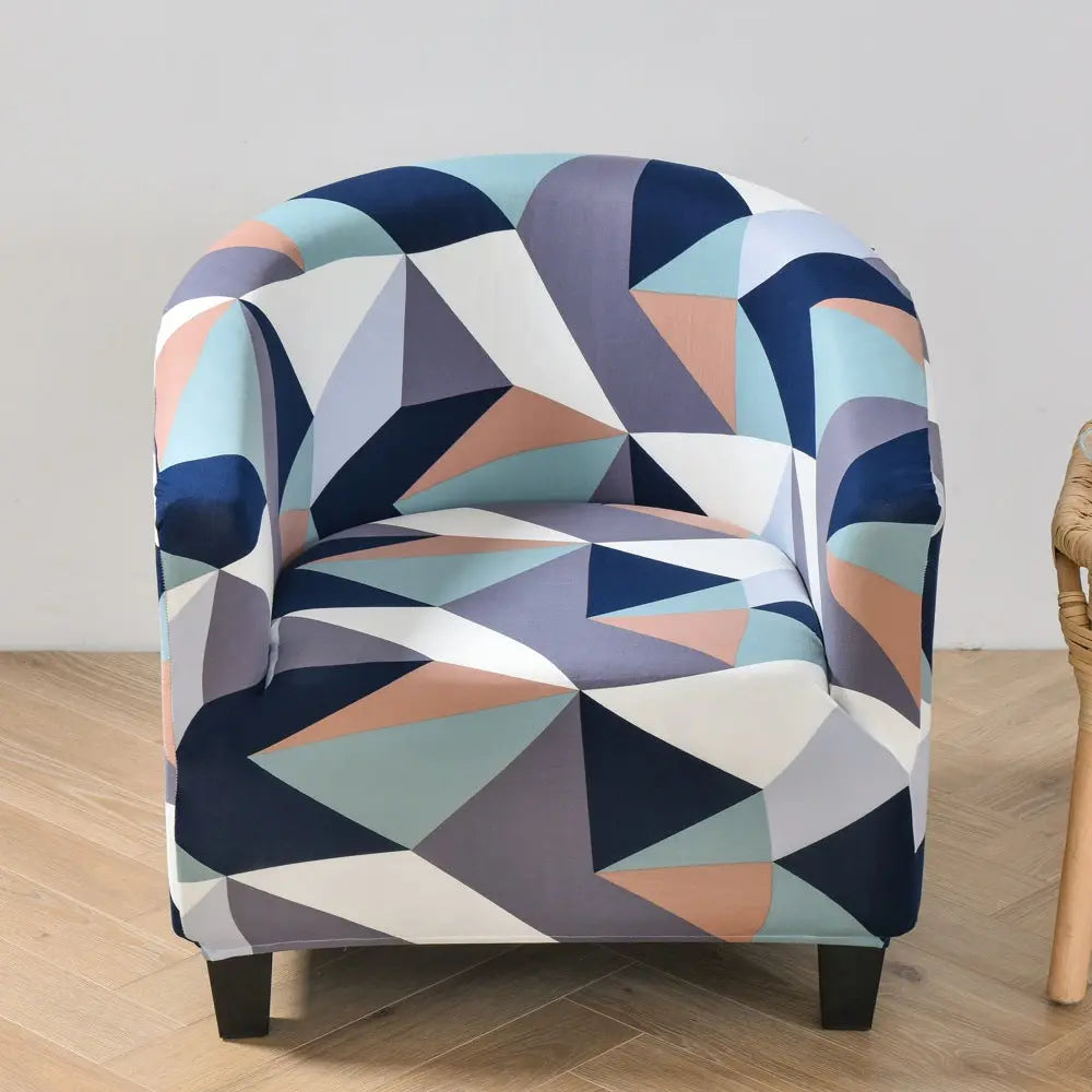 Housse Fauteuil Antidérapant SPADIN Colorful Court