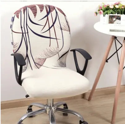 Housse Fauteuil Bureau Imperméable MELO White