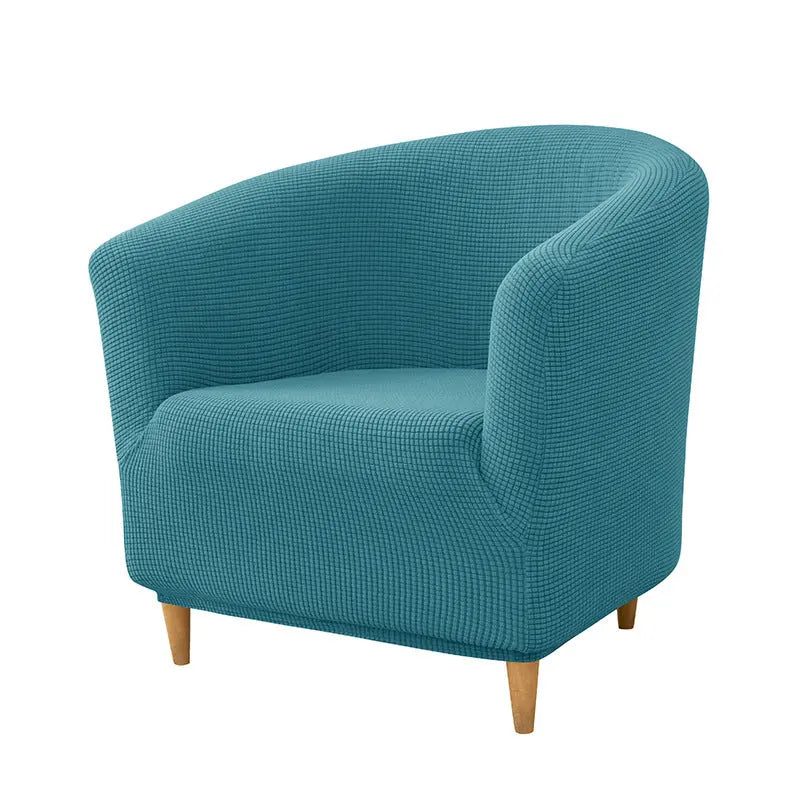 Housse Fauteuil Extensible CORNIA 11 Turquoise Blue-30x24x6cm