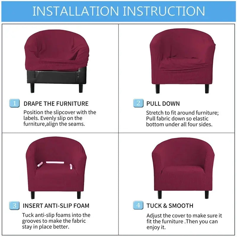 Housse Fauteuil Club Extensible JACARA Housse de France