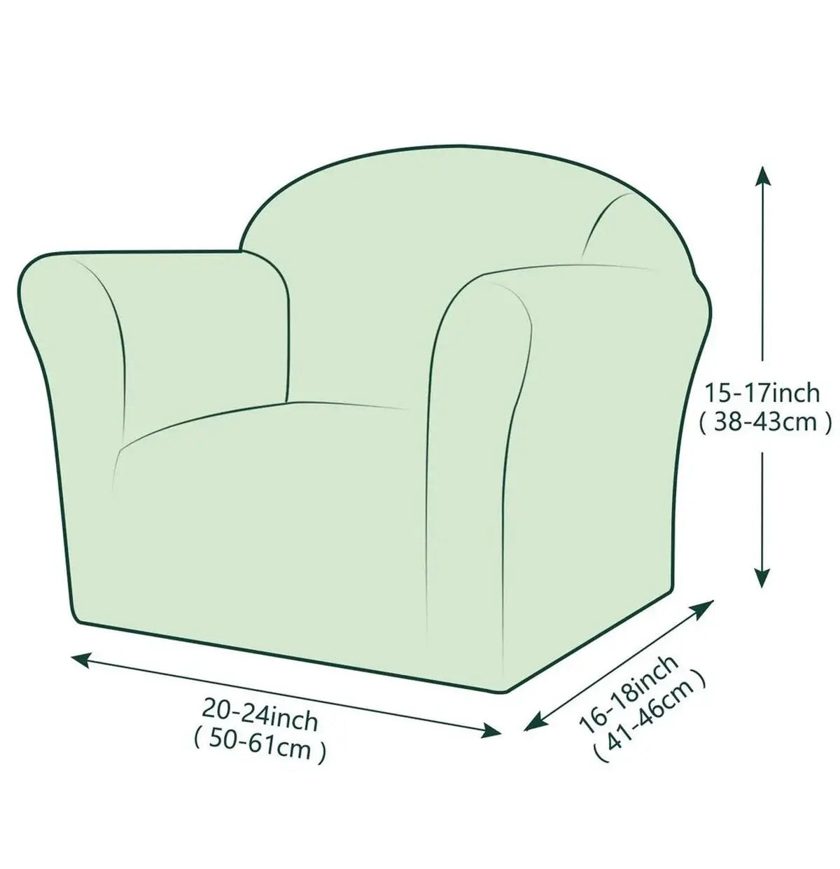 Housse Fauteuil Club Extensible LUMINA Housse de France