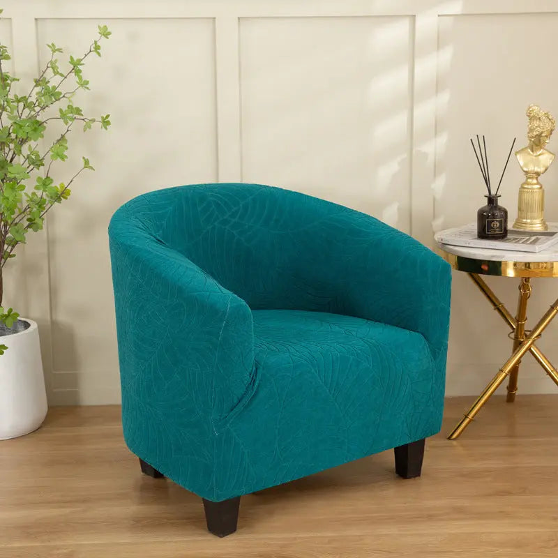 Housse Fauteuil Jacquard EMERALD Emerald Green-Semicircle Regular Size
