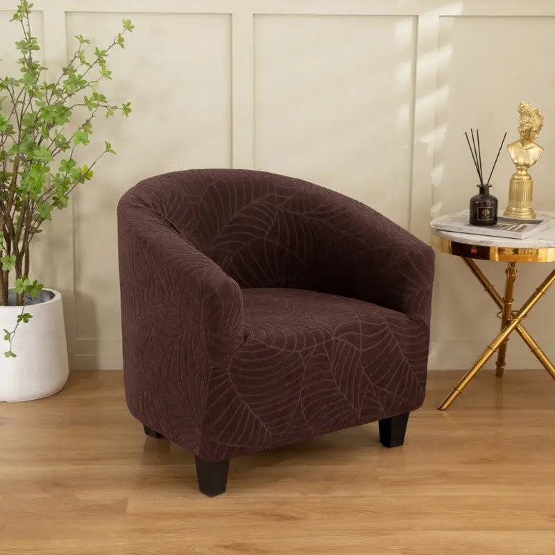 Housse Fauteuil Jacquard EMERALD Coffee-Semicircle Regular Size