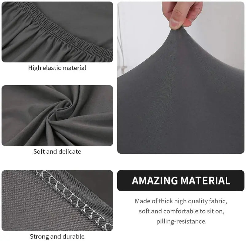 Housse Fauteuil Club Polyester Anti-Dérapante LUMIRO Housse de France