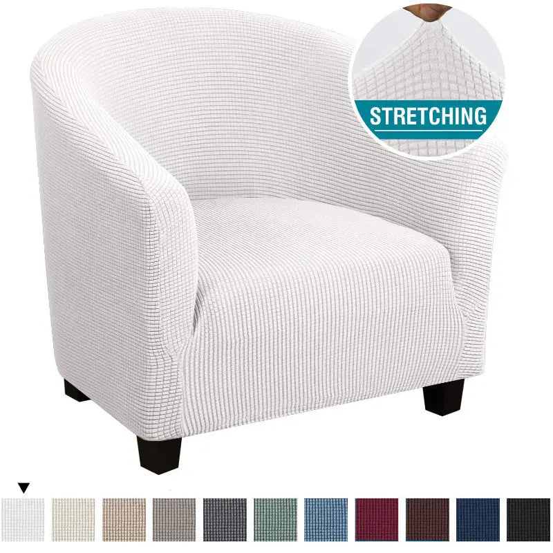 Housse Fauteuil Stretch PINELEX White-Card seat sofa