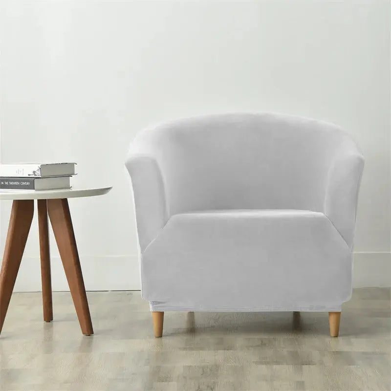 Housse Fauteuil Club Velours Anti-Gliss COVIA Housse de France