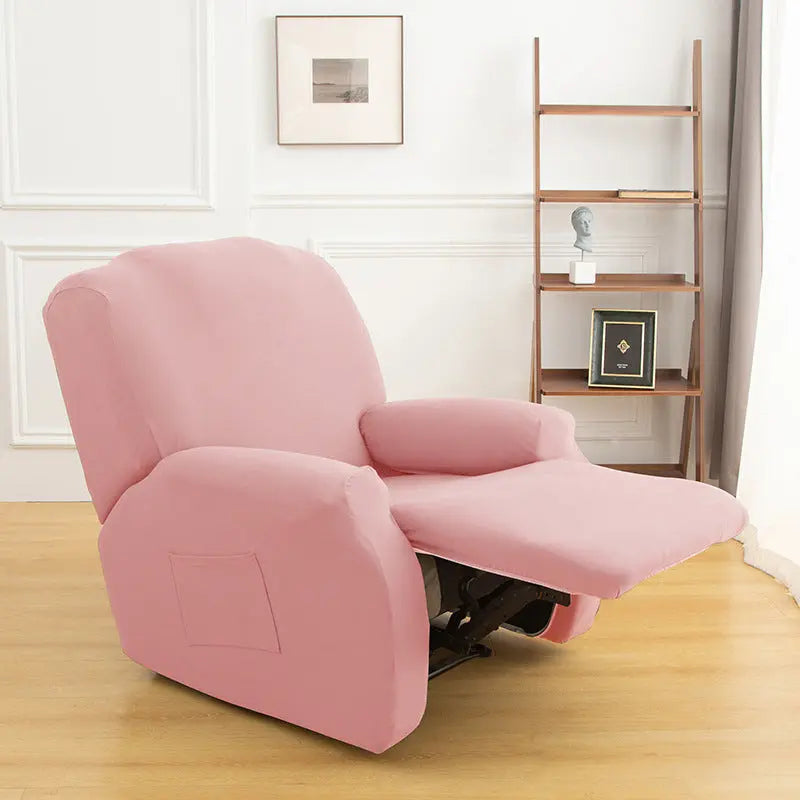 Housse Fauteuil Élastique FLOCKY Light pink-Chivas Single