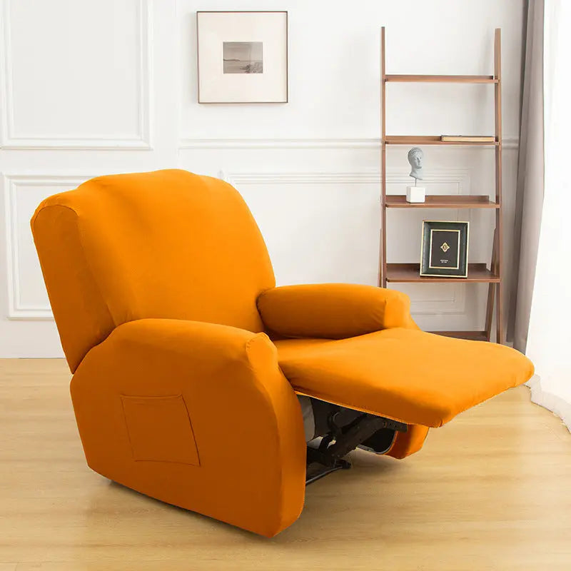 Housse Fauteuil Élastique FLOCKY Orange-Chivas Single