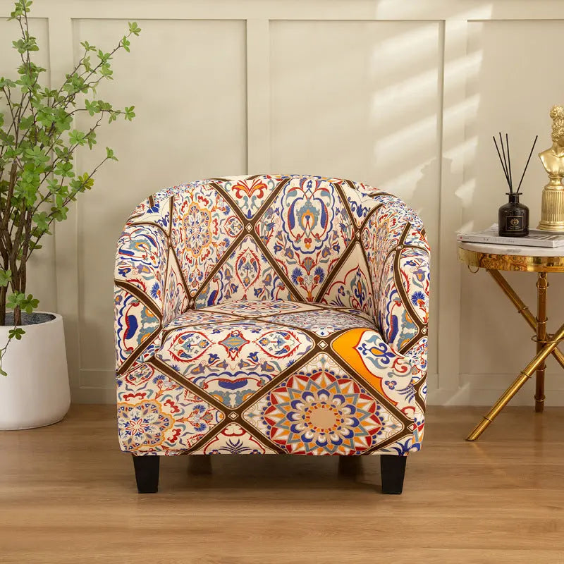 Housse Fauteuil Élastique JASMIRO Morocco-Semicircle Single 65 90cm
