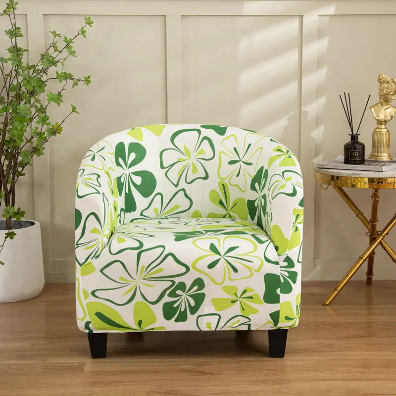 Housse Fauteuil Élastique JASMIRO Butterfly Love-Semicircle Single 65 90cm