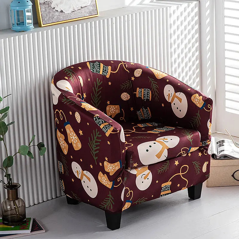 Housse Fauteuil Noël FestiveSNOW