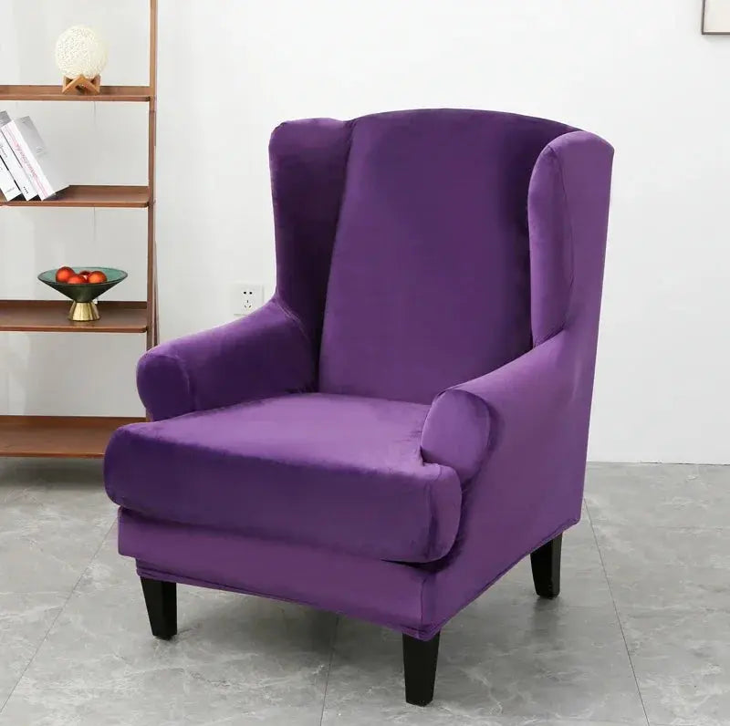 Housse Fauteuil Oreilles Velours VELORA Housse de France