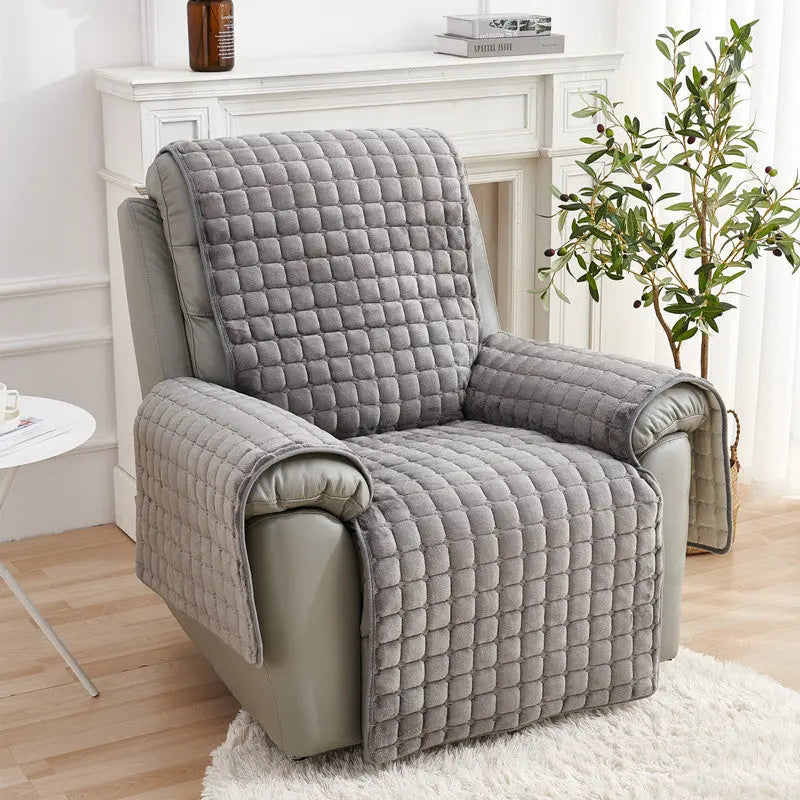 Housse Fauteuil Relax Douceur MIKA Grey-167x190CM