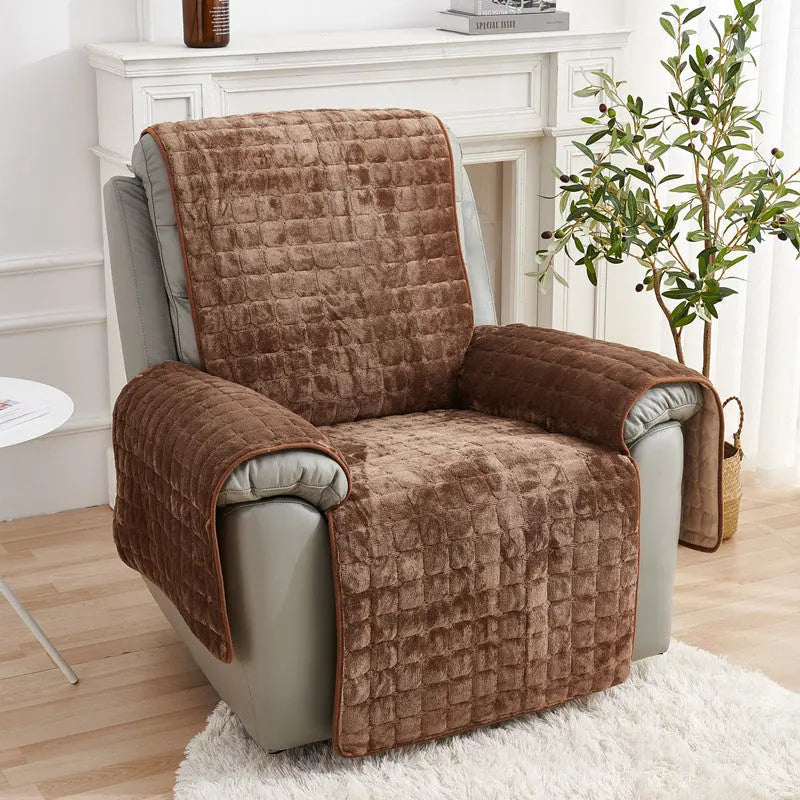 Housse Fauteuil Relax Douceur MIKA Coffee-167x190CM