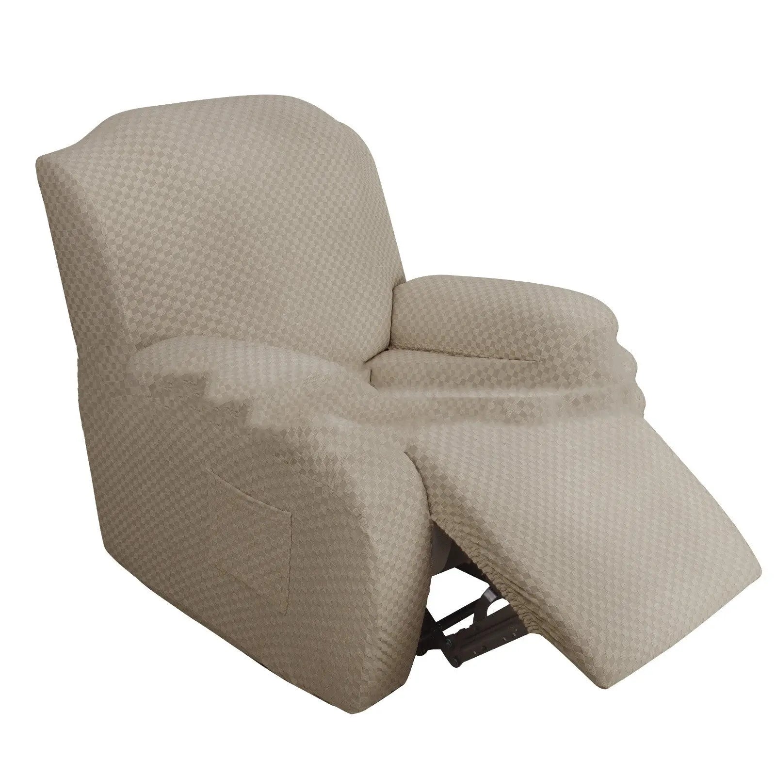 Housse Fauteuil Relax Moderne INICIO Khaki-Single Seat