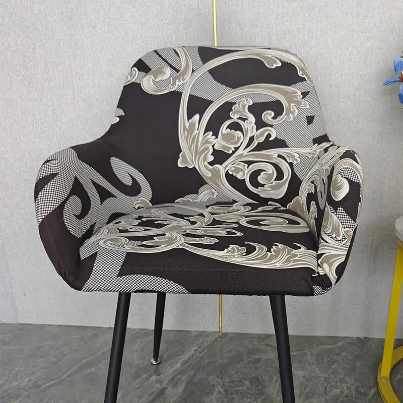 Housse Chaise Moderne POINS Royal Style-F36 50