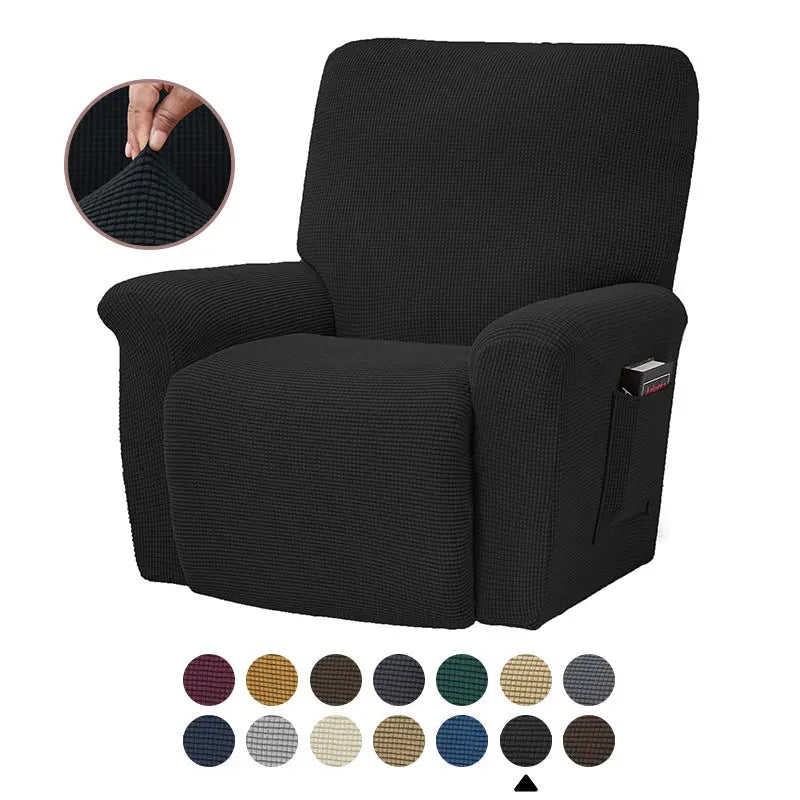 Housse Fauteuil Stretch Quadro Black