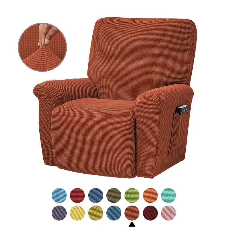 Housse Fauteuil Stretch Quadro Bronze