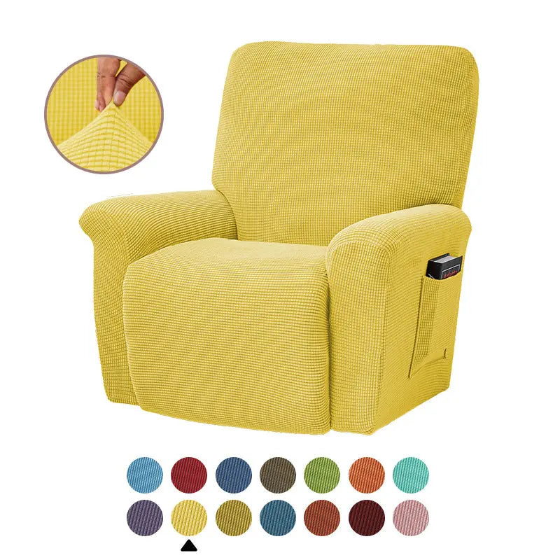 Housse Fauteuil Stretch Quadro Yellow