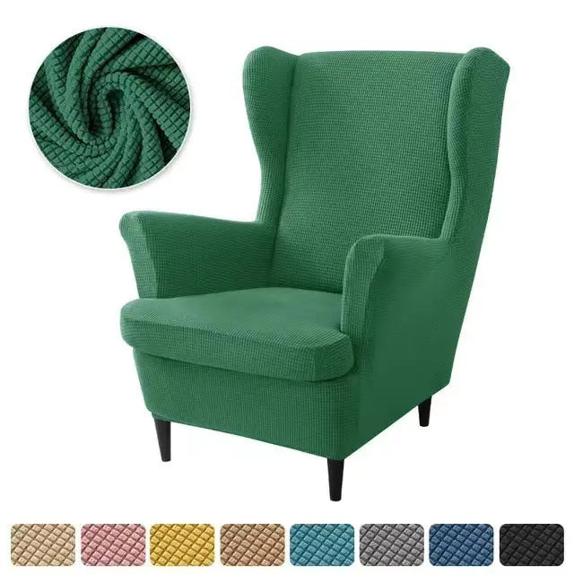 Housse Fauteuil Élastique TIGO Dark Green-3PCS SET