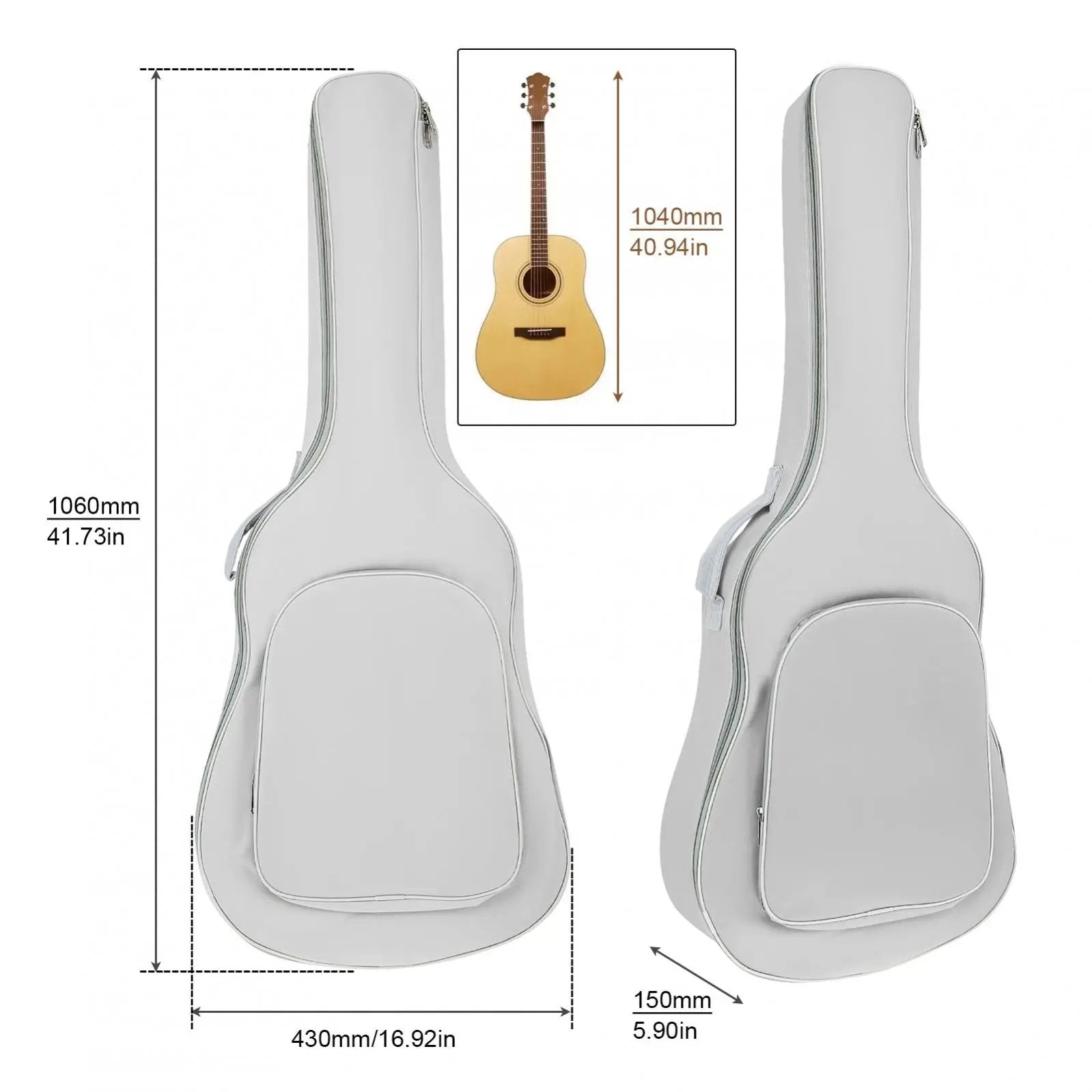 Housse Guitare Imperméable OXFERO Housse de France