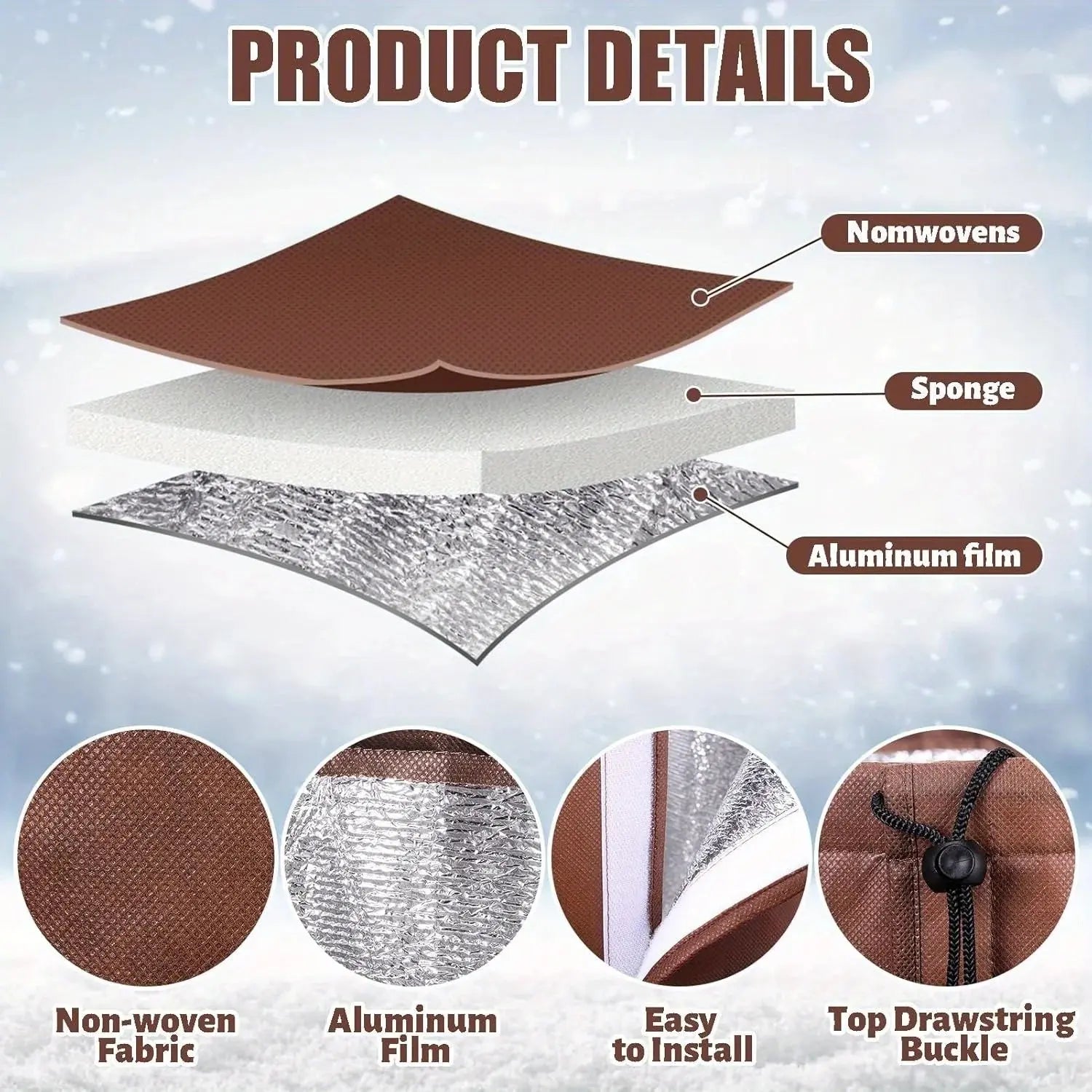 Housse Hivernage Plante Double Isolation PALIMA Housse de France