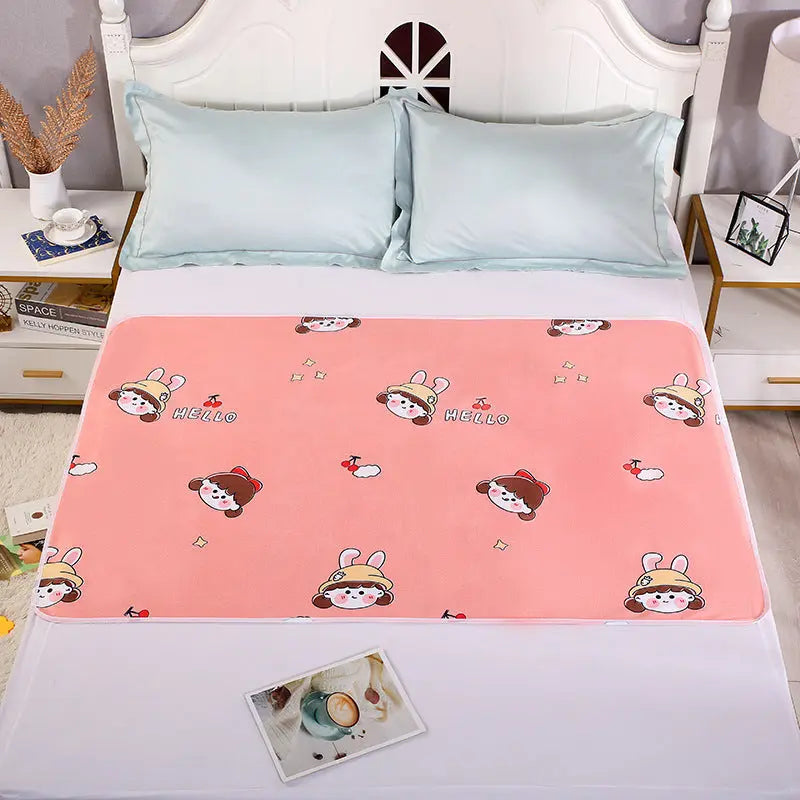 Housse Matelas Coton Écologique KIDOVO Pink princess-70X120