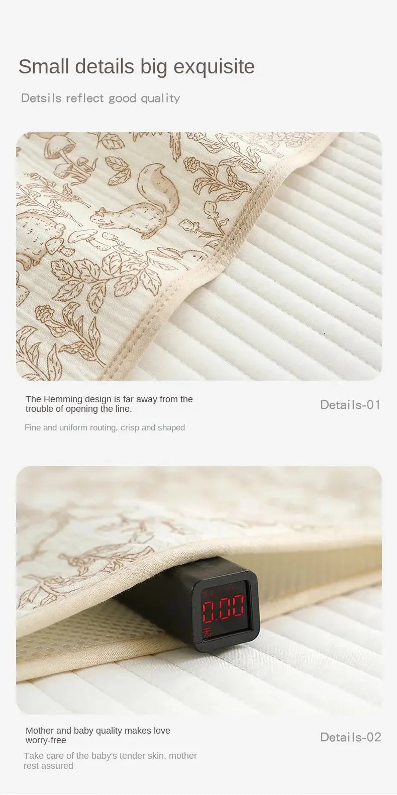 Housse Matelas Langer Coton Imperméable BABINET Housse de France
