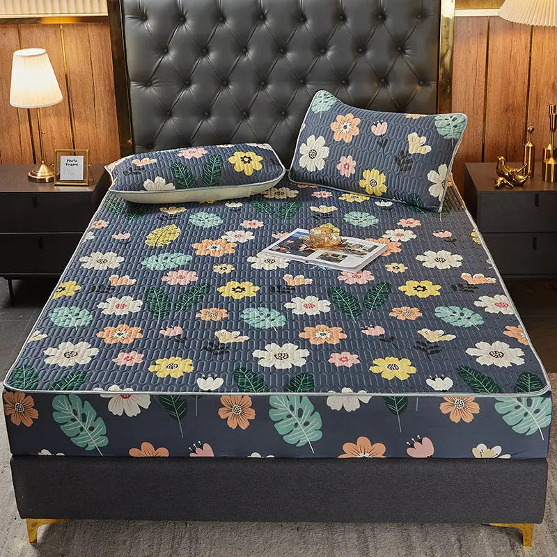 Housse Matelas Latex Moderne SIMMAX Banana leaf-150x200cmBed sheet