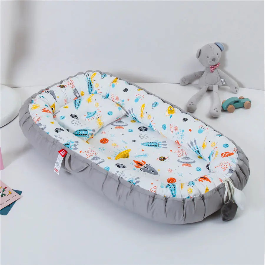 Housse Matelas à Langer Coton Pliable BIONYX UFO grey