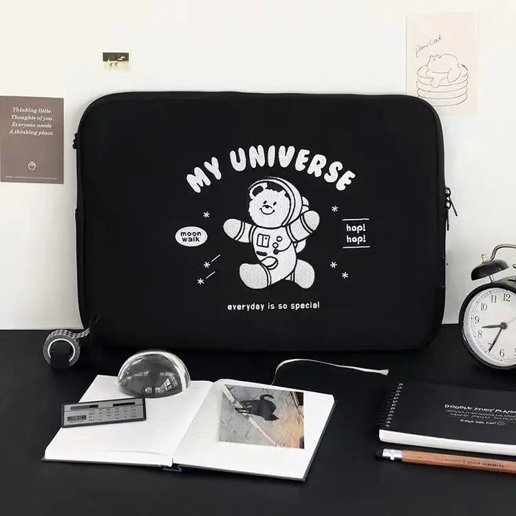 Housse Ordinateur Protectrice Polyester FURNO Space Bear Liner Bag-14 inch