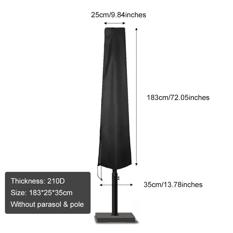 Housse Parasol Déporté Imperméable OXANO Housse de France