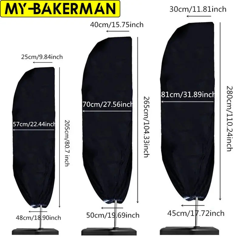 Housse Parasol Déporté Imperméable OXYSOR Housse de France