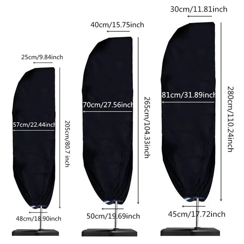 Housse Parasol Déporté Imperméable OXYSOR Housse de France